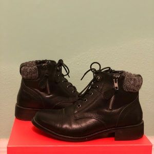 Call it Spring Combat boots with Faux fur